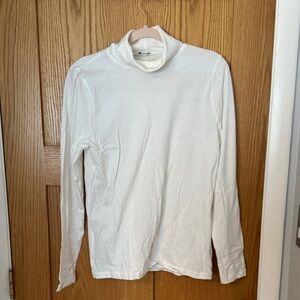 J. Crew White Long Sleeve Turtleneck